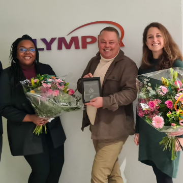 Olympia bekroond met Samenwerkingsaward 2022 door UWV